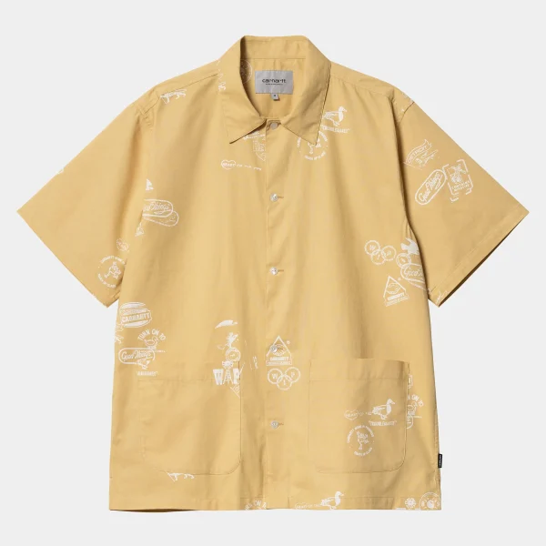 Carhartt WIP S/S Stamp Shirt^Homme Chemises