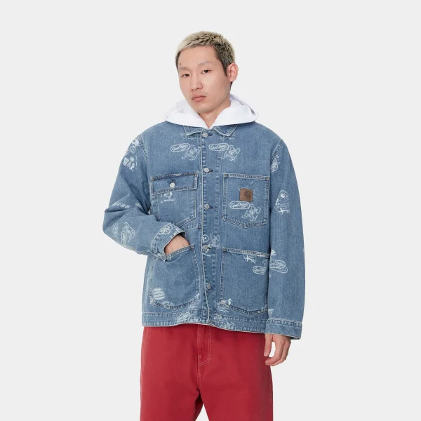 Carhartt WIP Stamp Jacket^Homme Vestes Et Manteaux | Denim