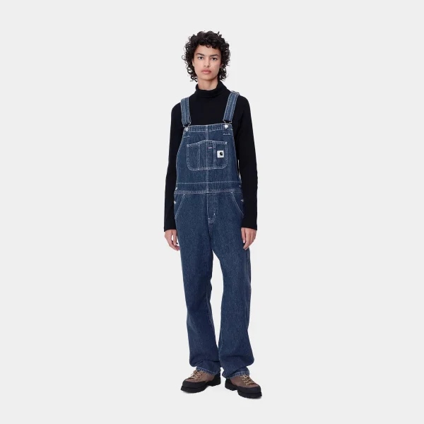Carhartt WIP W' Bib Overall Straight^Femme Denim | Salopettes