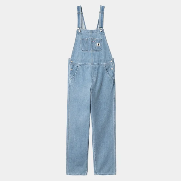 Carhartt WIP W' Bib Overall Straight^Femme Denim | Salopettes