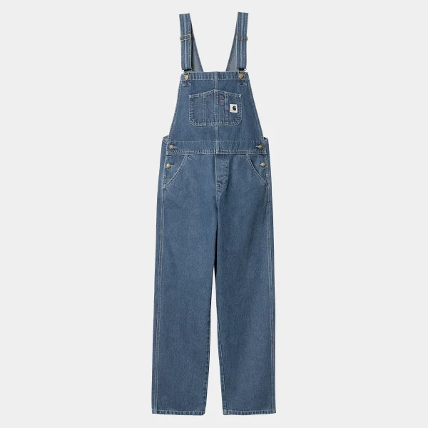 Carhartt WIP W' Bib Overall Straight^Femme Denim | Salopettes