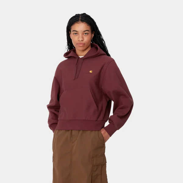 Carhartt WIP W' Hooded American Script Sweatshirt^Femme Sweats