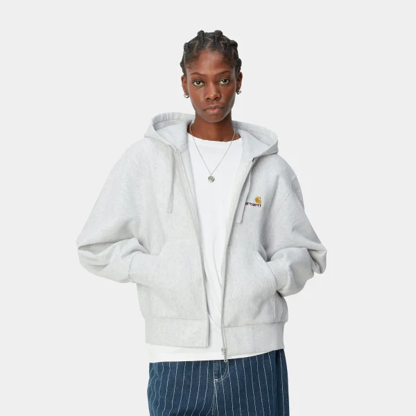 Carhartt WIP W' Hooded American Script Jacket^Femme Sweats