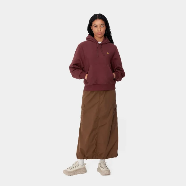 Carhartt WIP W' Hooded American Script Sweatshirt^Femme Sweats