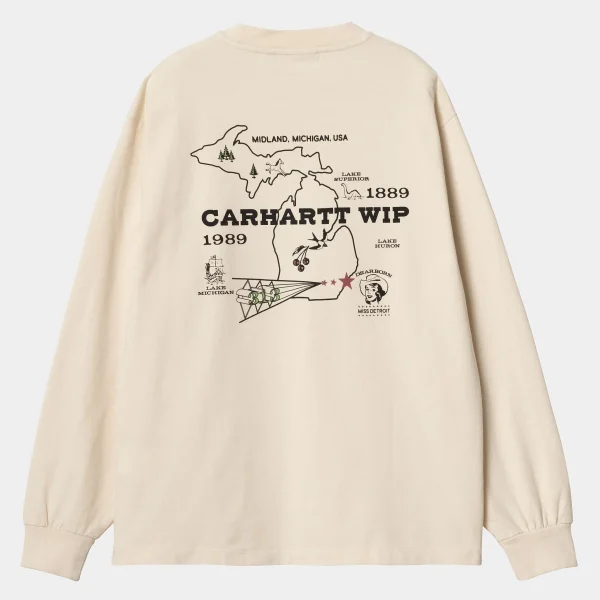 Carhartt WIP W' L/S Home State T-Shirt^Femme T-Shirts