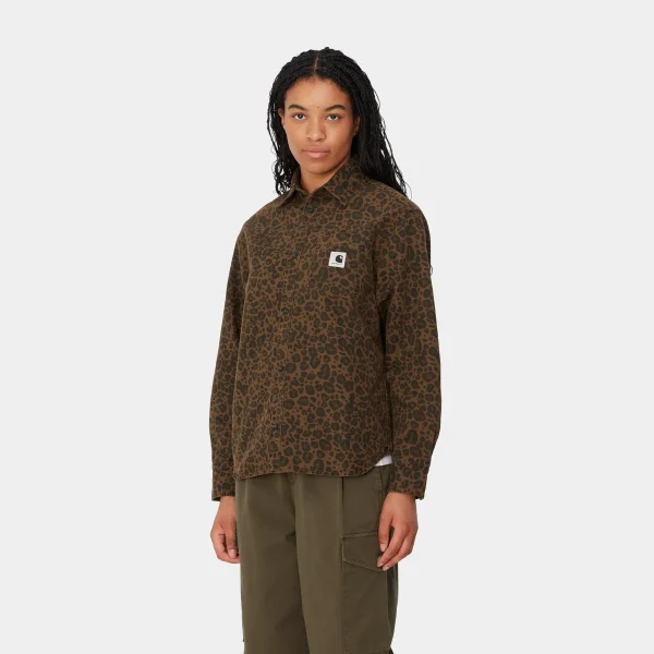 Carhartt WIP W' L/S Leo Shirt^Femme Chemises | Denim
