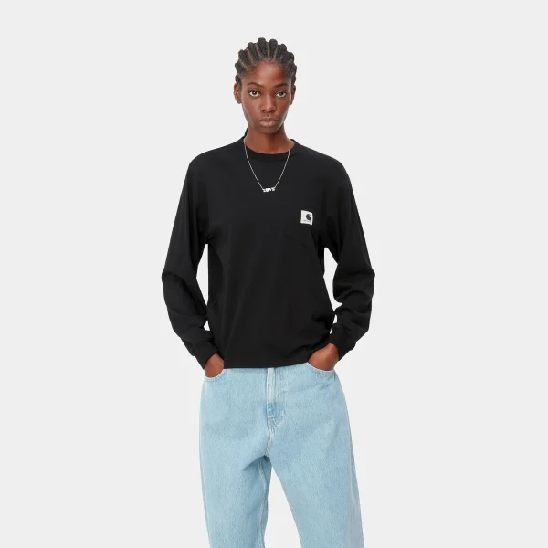 Carhartt WIP W' L/S Pocket T-Shirt^Femme T-Shirts