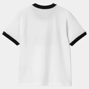 Carhartt WIP W' S/S Brown Ducks Ringer T-S^Femme T-Shirts