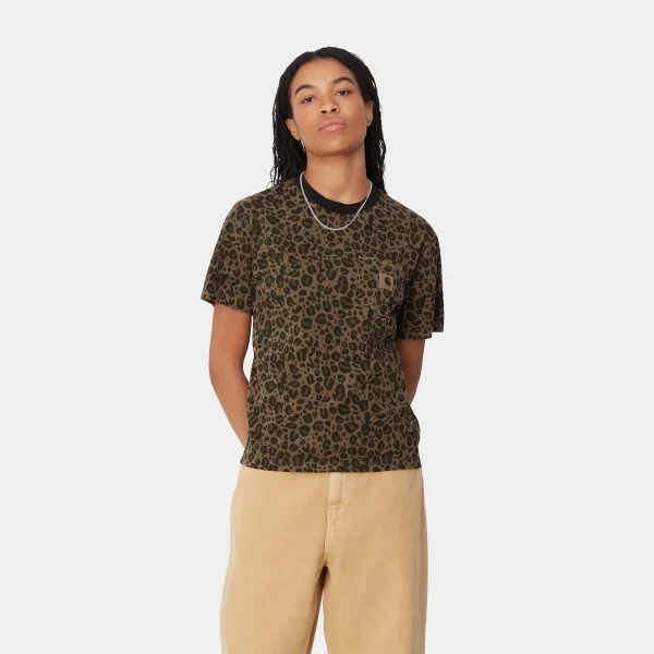 Carhartt WIP W' S/S Leo Pocket T-Shirt^Femme T-Shirts