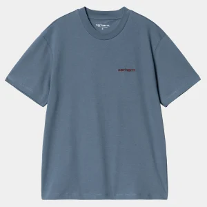 Carhartt WIP W' S/S Script Embroidery T-Shirt^Femme T-Shirts
